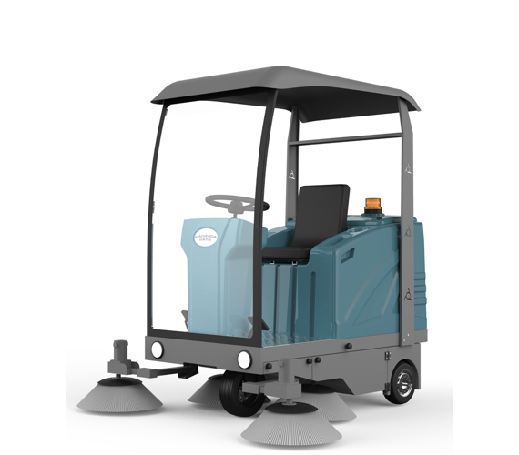 MP-1800 ride-on sweeper